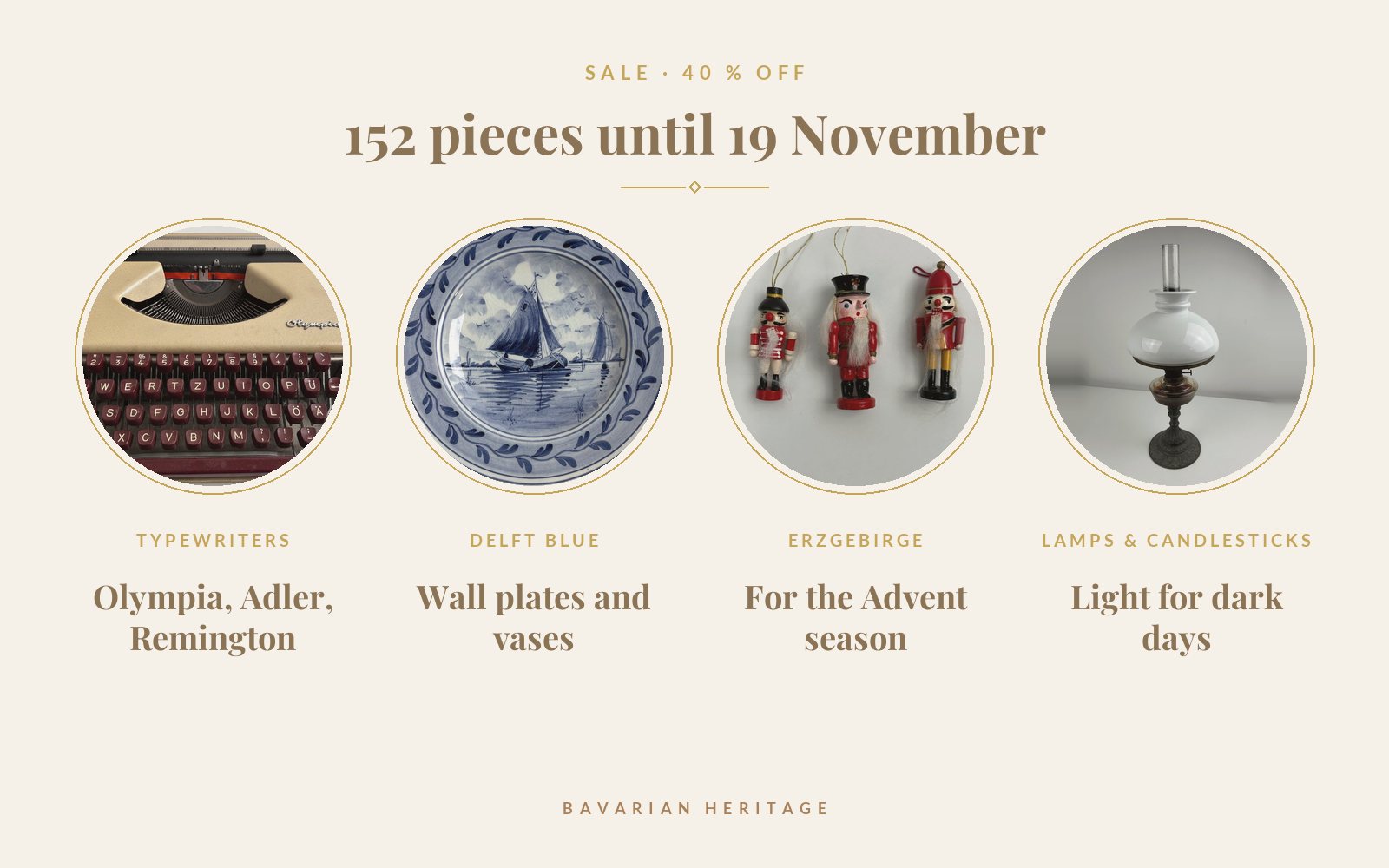 Autumn Sale: 40% Off 152 Pieces Until 19 November