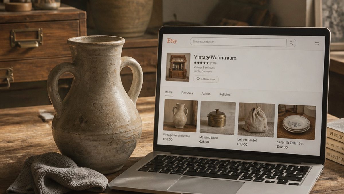 Dalla soffitta all'annuncio Etsy: come un pezzo vintage arriva nel negozio